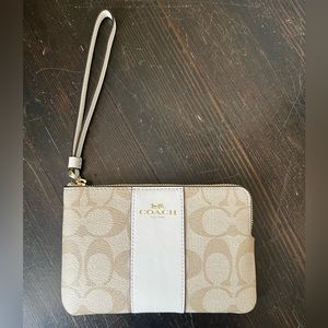 Cream Coach Wallet